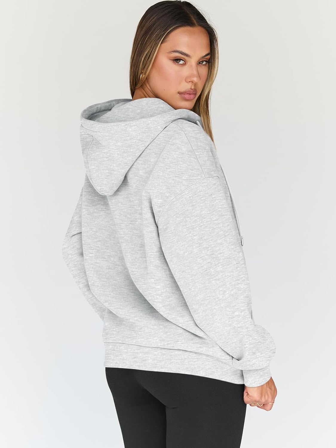 Trendy Queen Womens Oversized Zip Up Hoodies Y2K Fall Sweatshirts 2026